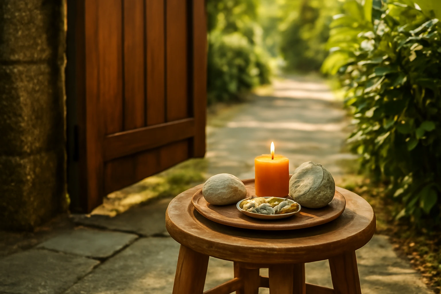 Bày mâm cúng cô hồn đặt ở đâu, quay hướng nào: sân, hiên, vỉa hè và cách sắp đồ cho gọn, an toàn
