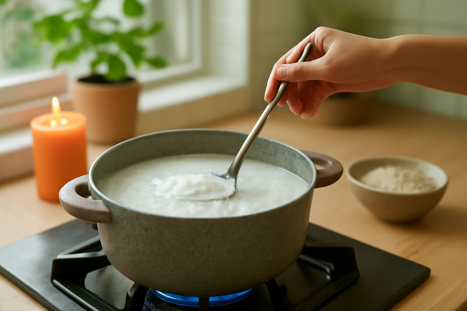 Cháo trắng loãng trong mâm cúng cô hồn: vì sao phải có, nấu thế nào, múc bao nhiêu và đựng bằng gì